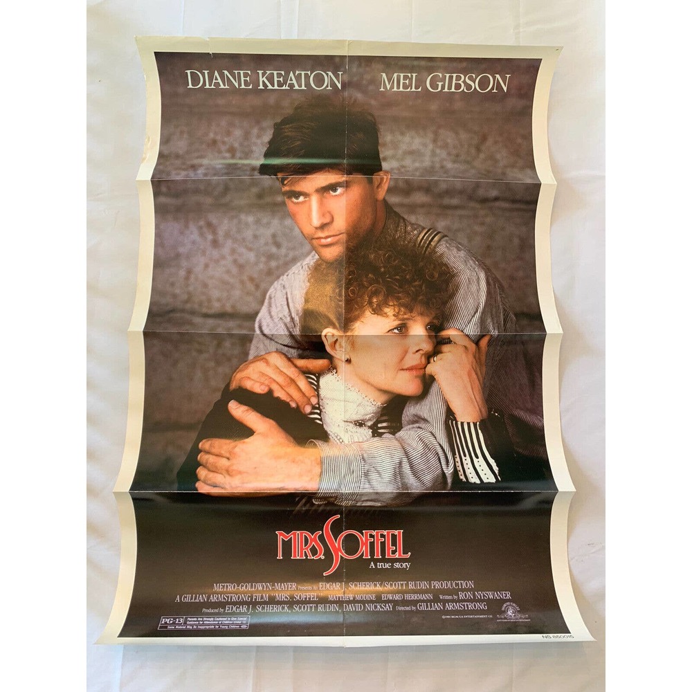 Mrs. Soffel Original One Sheet Movie Poster - Folded - 1984 - Diane Keaton